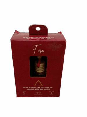 aromatizante ambiental (auto) signos de fuego (rosa & jaspe rojo)