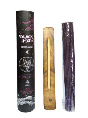 incienso adivinación 30 varitas black magic con porta incienso