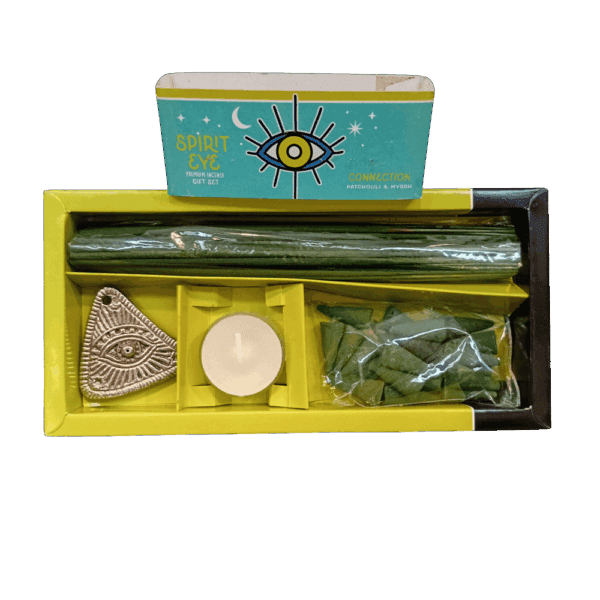 set de inciensos spirit eye – connection (pachuli & mirra)