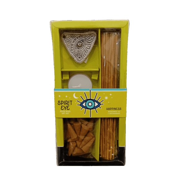 set de inciensos spirit eye – happiness bergamota & lemongrass