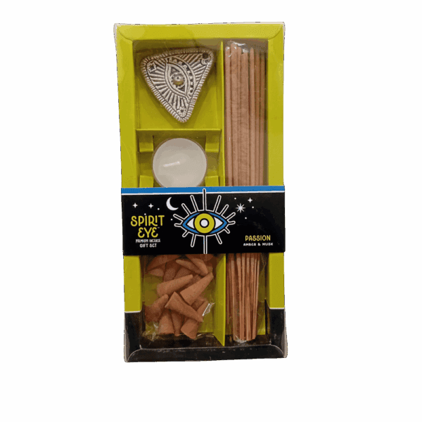 set de inciensos spirit eye – passion (Ámbar & almizcle)