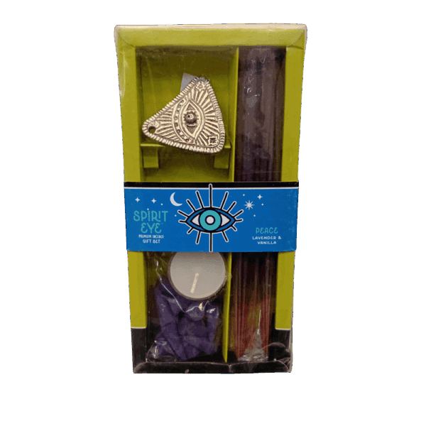 set de inciensos spirit eye – peace lavanda & vainilla