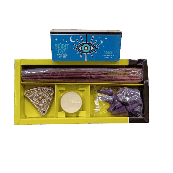 set de inciensos spirit eye – peace lavanda & vainilla