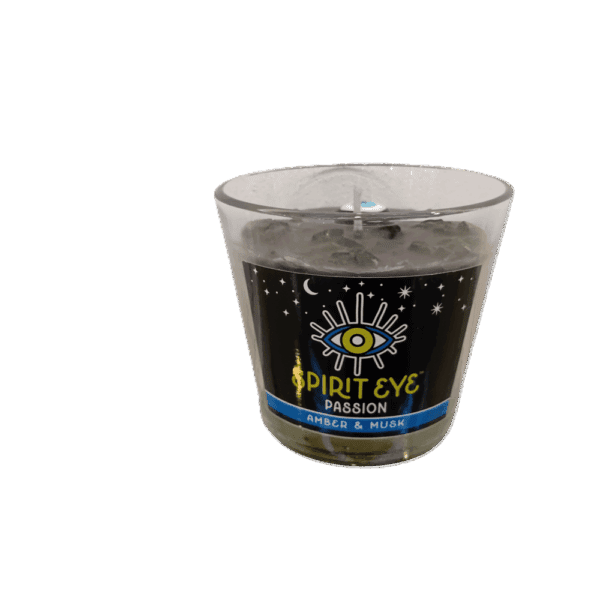 vela aromática spirit eye pasión (Ámbar & almizcle)