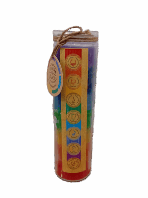 velón aromático de los 7 chakras