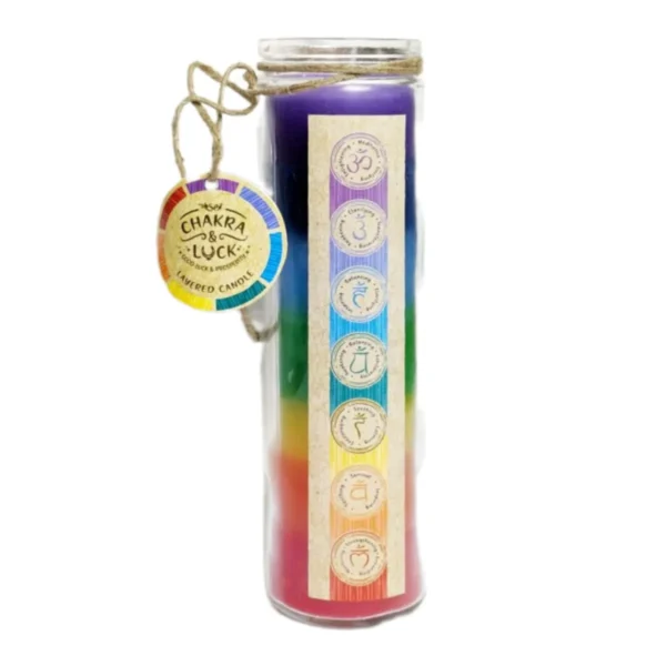 velón aromático de los 7 chakras