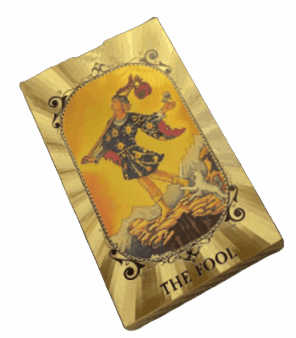cartas de tarot lámina dorada – español & inglés (12 x 7 cm) cartas de tarot lámina dorada – español & inglés (12 x 7 cm)