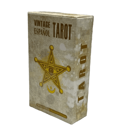 mazo de tarot vintage español – edición clásica (10 x 7 cm)