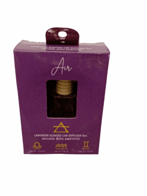 aromatizante ambiental (auto) signos de aire – lavanda & amatista