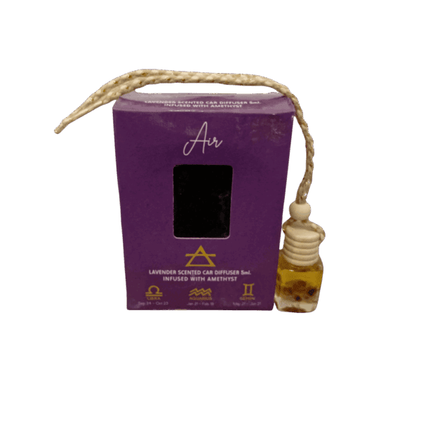aromatizante ambiental (auto) signos de aire – lavanda & amatista
