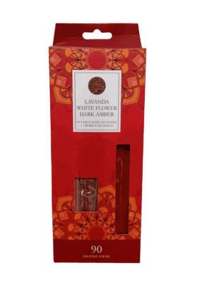 set incienso 3 aromas desi vibes (dark amber + lavanda + white flower)