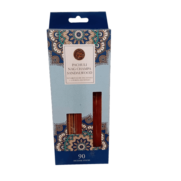 set incienso 3 aromas desi vibes (pachuli nag champa sandalwood)