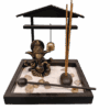 set jardín zen decorativo con ganesha e incienso mediano