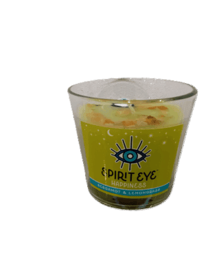 vela aromática spirit eye felicidad – bergamota & lemongrass (larga duración)